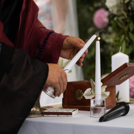 Spirituelle Hochzeit mit Trauredner Zen Meister Vater Reding