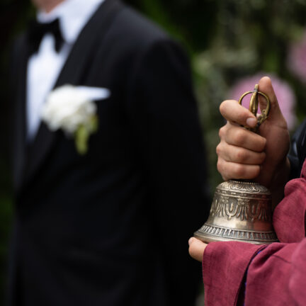 Buddhistische Hochzeit mit Trauredner Zen Meister Vater Reding