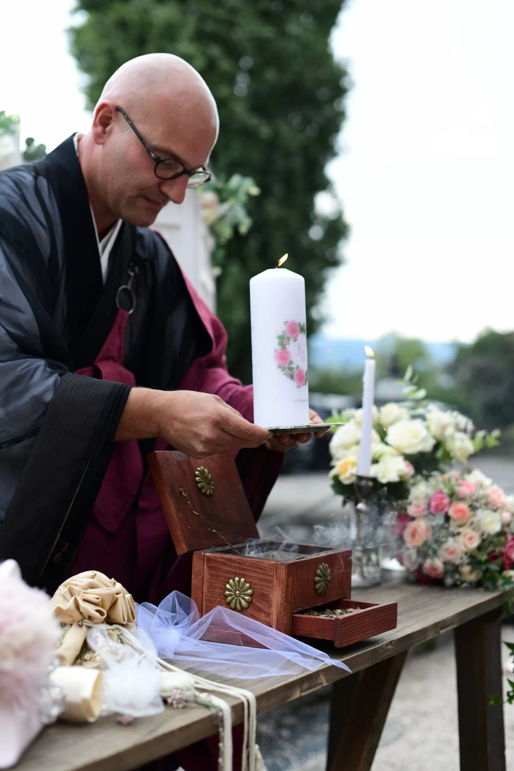 Unvergessliche Hochzeit im Zürcher Unterland mit Trauredner Zen Meister Vater Reding